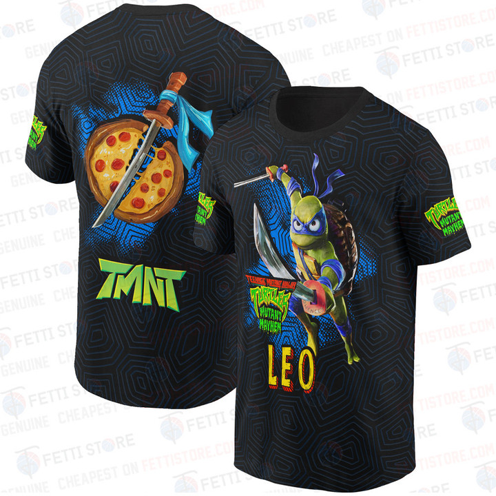 Teenage Mutant Ninja Turtles: Mutant Mayhem Leo 2023 3D T-Shirt