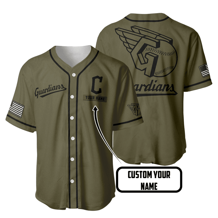Cleveland Guardians - Major League Baseball Customized Baseball Jersey V7