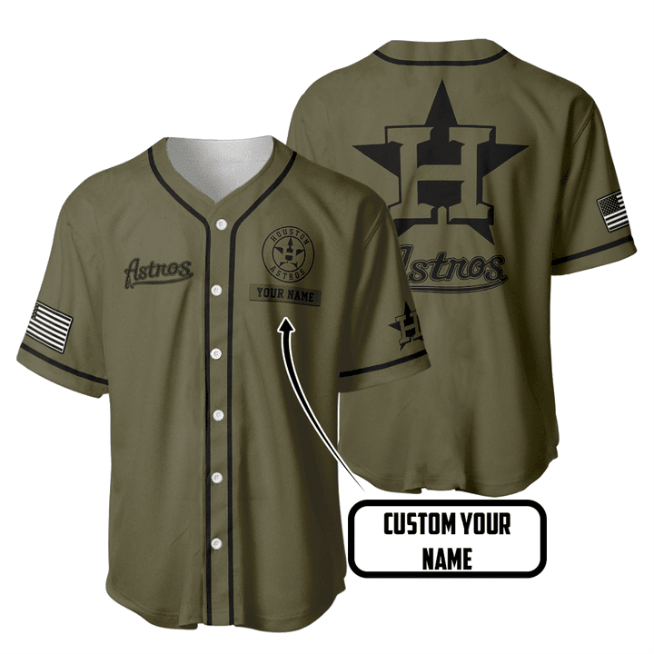 Houston Astros - Major League Baseball Customized Baseball Jersey V7