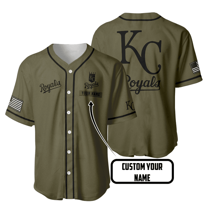 Kansas City Royals - Major League Baseball Customized Baseball Jersey V7
