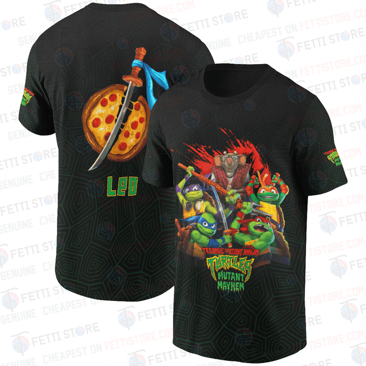 Teenage Mutant Ninja Turtles Mutant Mayhem Leo 2023 3D T-Shirt SH1