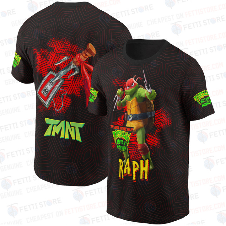 Teenage Mutant Ninja Turtles: Mutant Mayhem Raph 2023 3D T-Shirt
