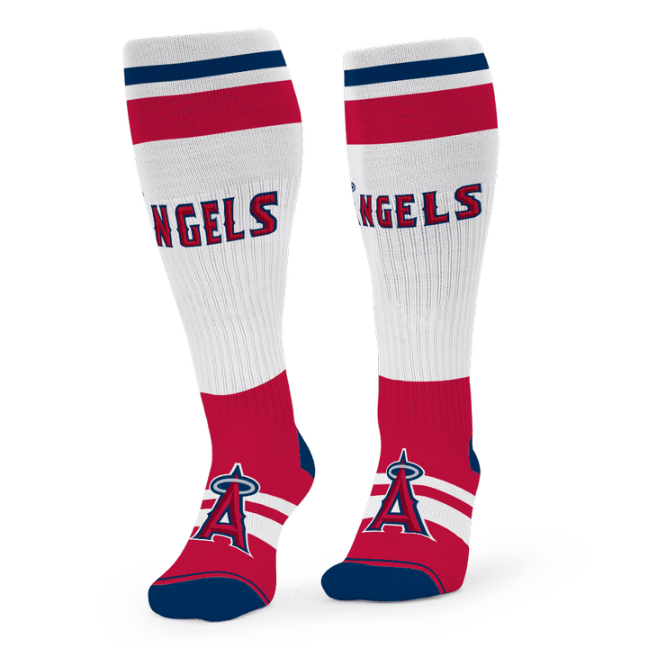 Los Angeles Angels League Baseball 3D Print  Over The Calf Sock V1 SH1MLB