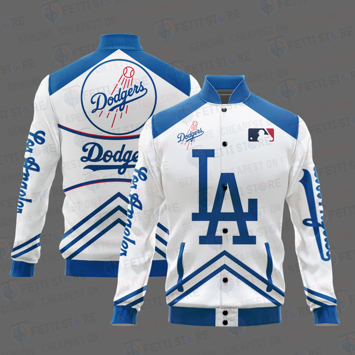 Los Angeles Dodgers - Major League Baseball AOP Varsity Jacket V4
