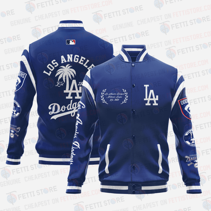 Los Angeles Dodgers Major League Baseball AOP Varsity Jacket SH1 V1