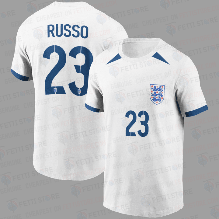 Alessia Russo England Women's National Football Team 3D Home T-Shirt SH1WC
