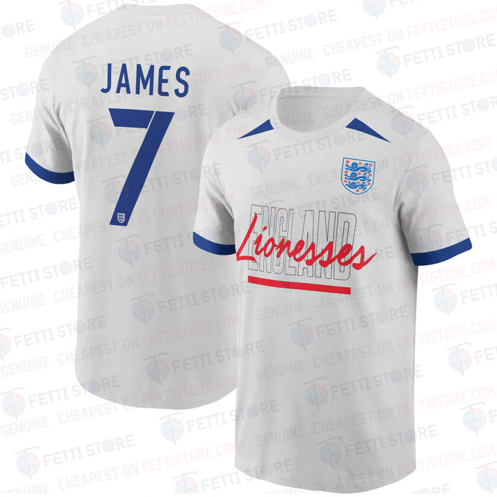 Lauren James England Women's World Cup Lionesses 3D T-Shirt