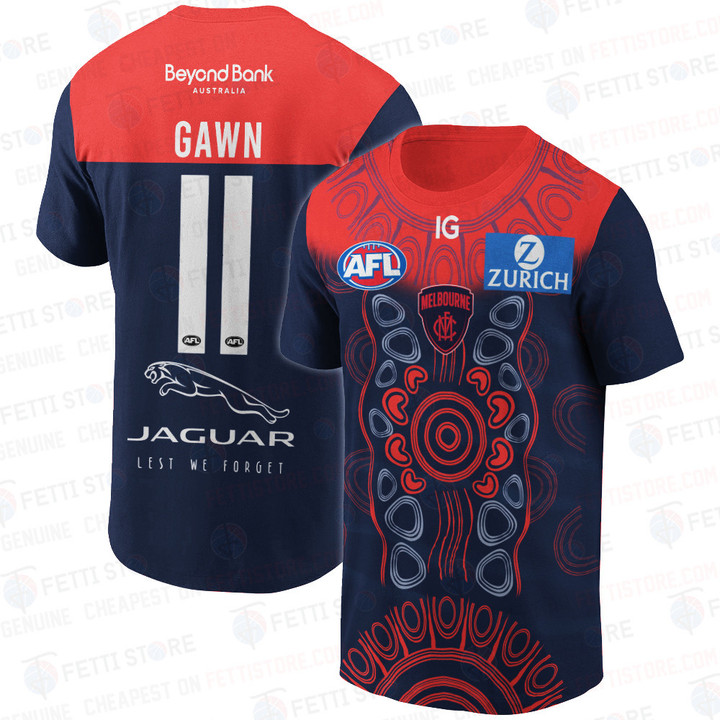Max Gawn - Melbourne Football Club AFL 2023 AOP T-Shirt V1