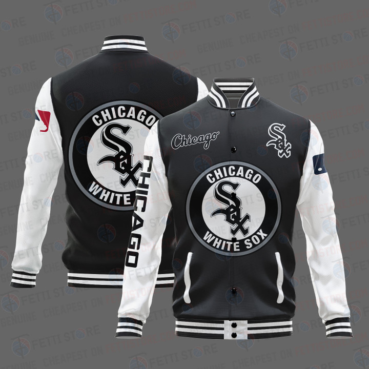 Chicago White Sox Major League Baseball AOP Varsity Jacket STM