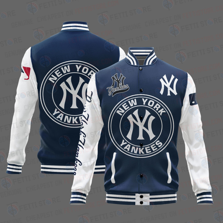 New York Yankees Major League Baseball AOP Varsity Jacket STM