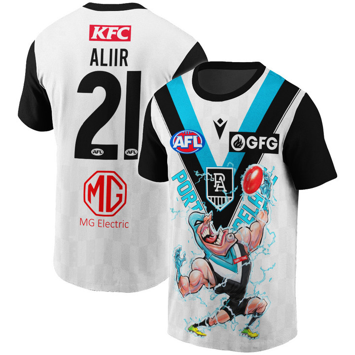 Aliir Aliir - Port Adelaide Australian Football League 2023 AOP T-Shirt V2