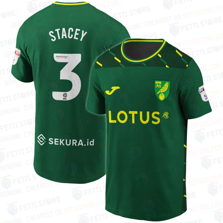 Jack Stacey Norwich City Away Jersey Style AOP T-Shirt