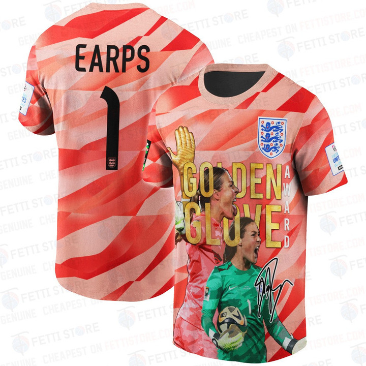 Mary Earps England Women's World Cup Golden Glove Award 3D T-Shirt