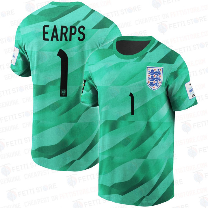 Mary Earps England Women's World Cup Green 3D T-Shirt