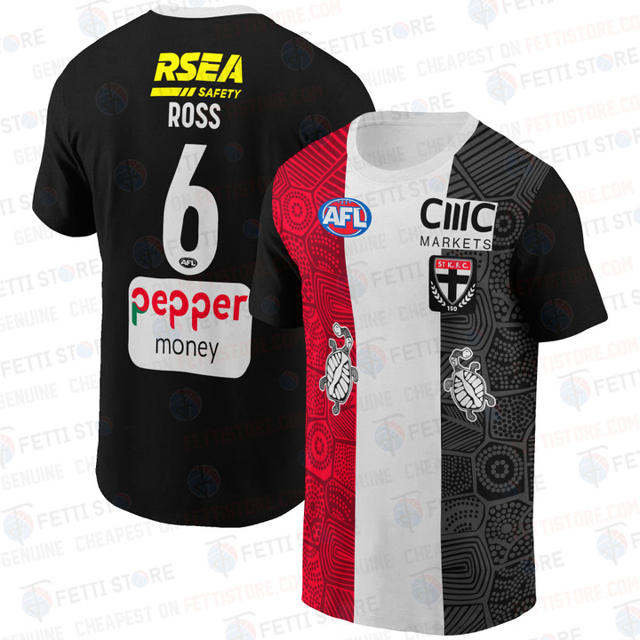 Sebastian Ross 6 St Kilda Football AOP T-Shirt
