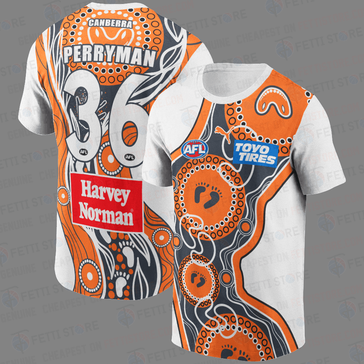 Harry Perryman - GWS Giants Australian Football League 2023 AOP T-Shirt V5