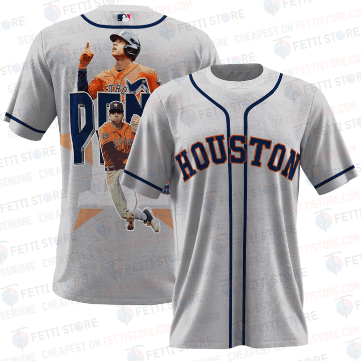 Jeremy Peña Houston Astros Major League Baseball 3D T-Shirt