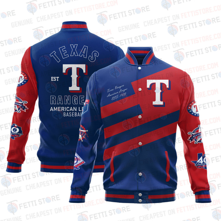Texas Rangers American League Baseball Varsity Jacket SH1