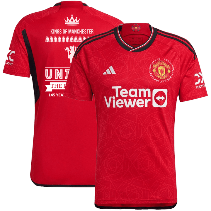 King Of Manchester United 145 Years Anniversary Home Men Jersey