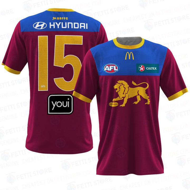 Dayne Zorko Brisbane Lions Australian Football League 2023 T-Shirt STM
