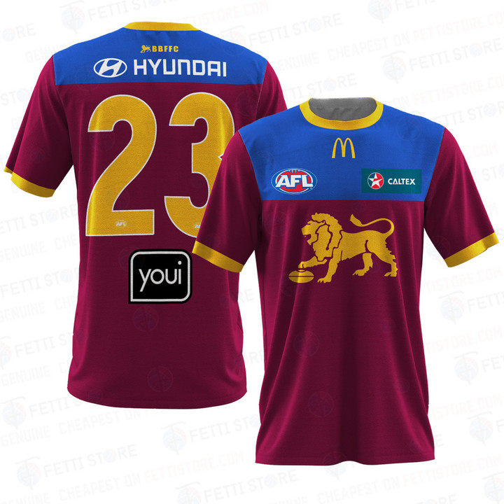 Charlie Cameron Brisbane Lions Australian Football League 2023 T-Shirt STM
