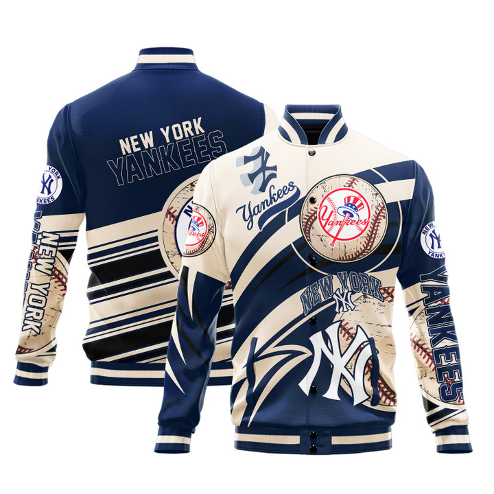New York Yankees - Major League Baseball AOP Varsity Jacket V9