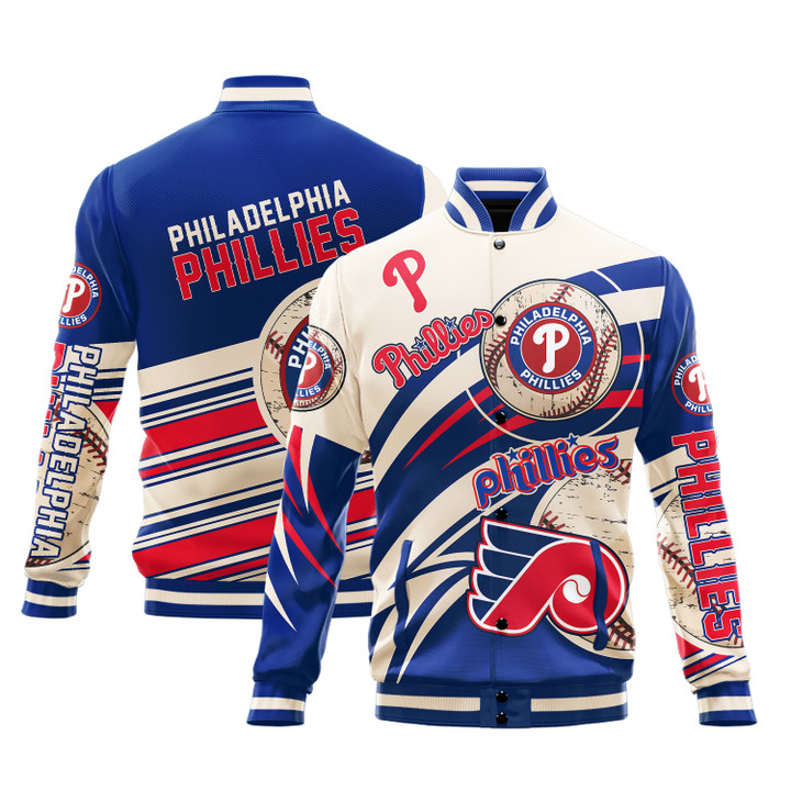 Philadelphia Phillies - Major League Baseball AOP Varsity Jacket V9