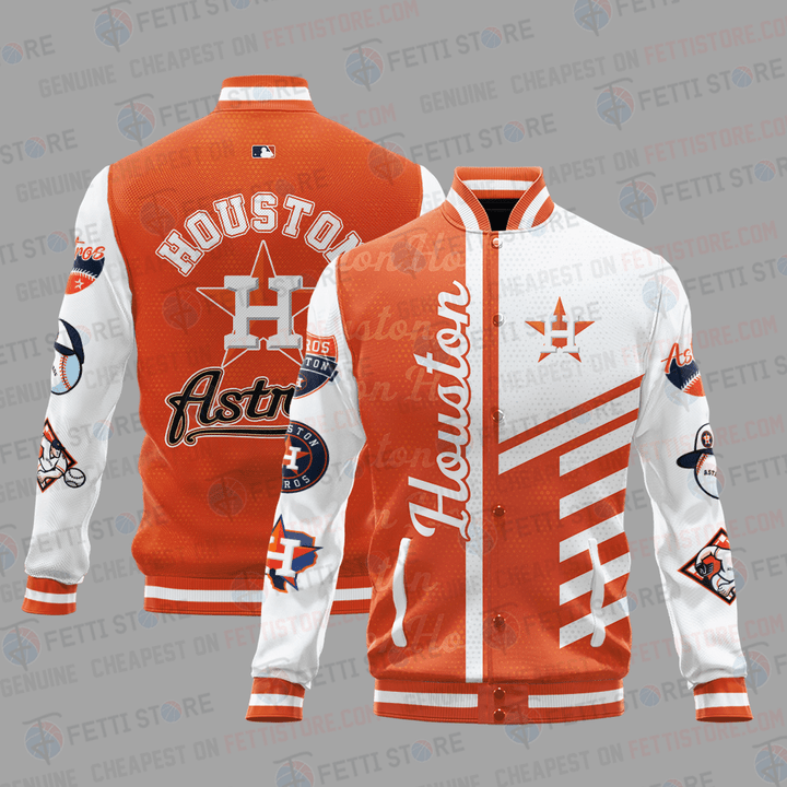 Houston Astros American League Baseball Varsity Jacket SH1 V1