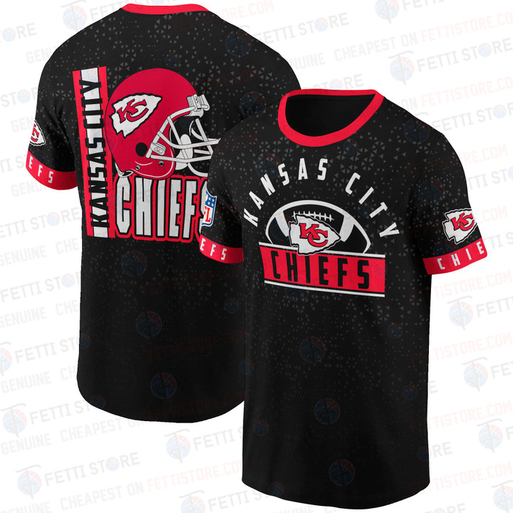 Kansas City Chiefs American Football League Pattern 3D T-Shirt SH1