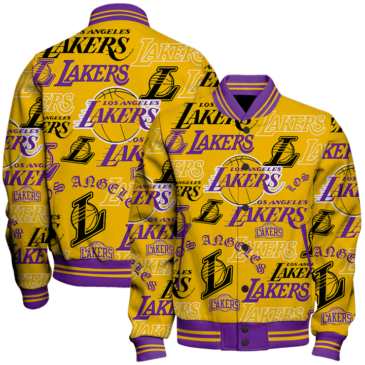 Los Angeles Lakers National Basketball Association Varsity Jacket SH1 V6