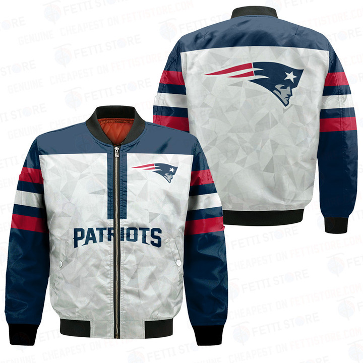 New England Patriots NFL 2023 Starter Thursday Night Gridiron Raglan Unisex Bomber Jacket V6