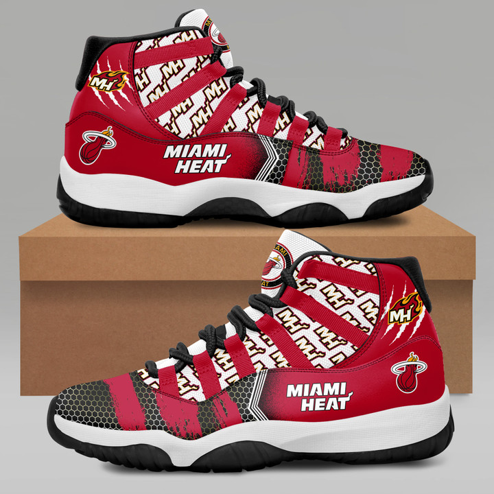 Miami Heat - National Basketball Association Jordan 11 Shoes SH1