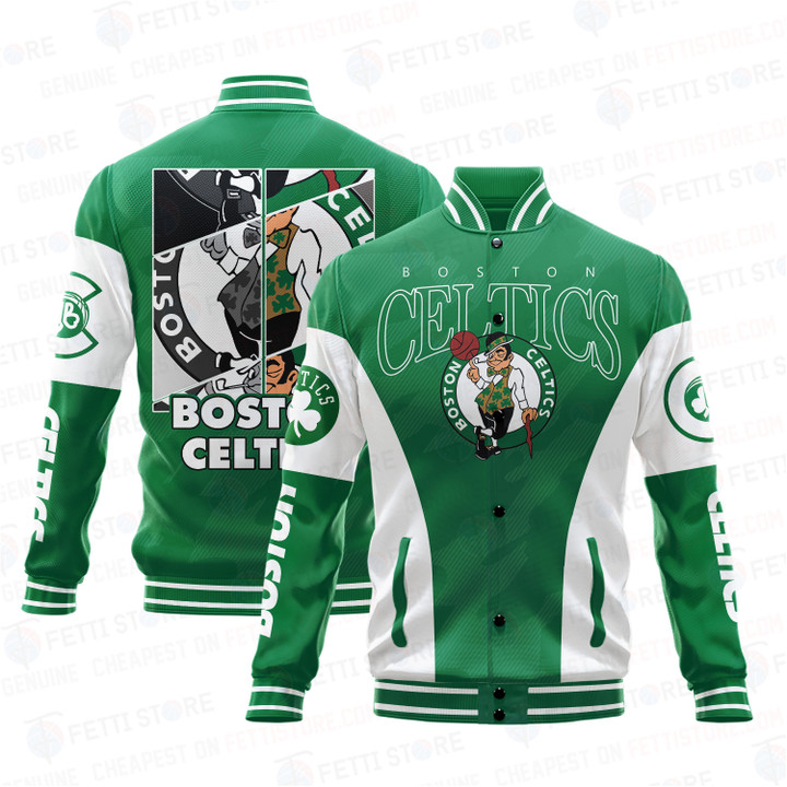 Boston Celtics National Basketball Association Varsity Jacket SH1 V7