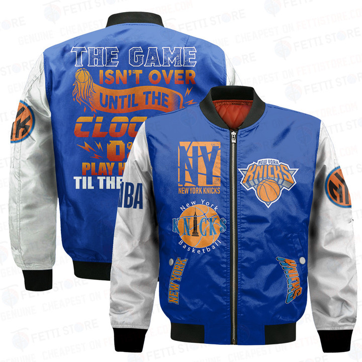 New York Knicks National Basketball Association Unisex Bomber Jacket STM V4