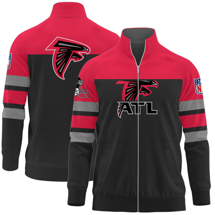 Atlanta Falcons Logo NFL 2024 Unisex Stand Collar Jacket V8