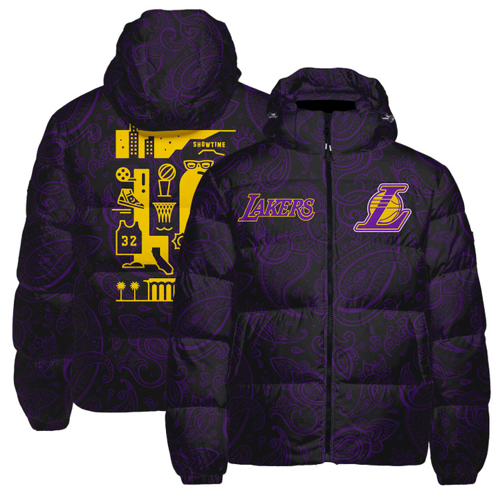 Los Angeles Lakers National Basketball Association Unisex Down Jacket STM V5