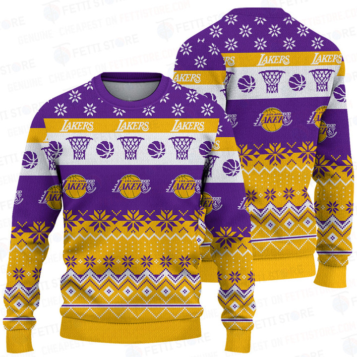 Los Angeles Lakers National Basketball Association Christmas Sweater SH1 V1