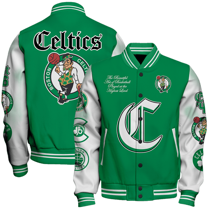 Boston Celtics National Basketball Association Varsity Jacket SH1 V9