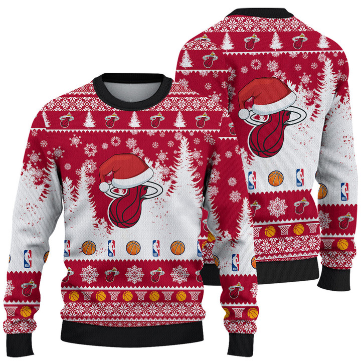 Miami Heat National Basketball Association Christmas Sweater SH1 V2