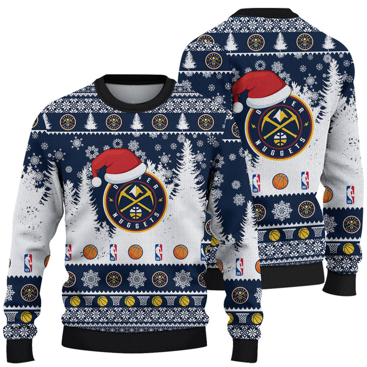 Denver Nuggets National Basketball Association Christmas Sweater SH1 V2