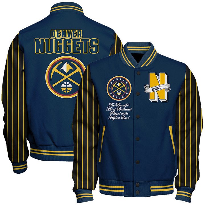 Denver Nuggets National Basketball Association Varsity Jacket SH1 V10