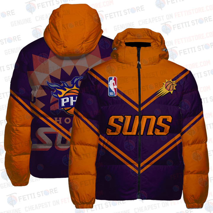 Phoenix Suns National Basketball Association Unisex Down Jacket STM V4