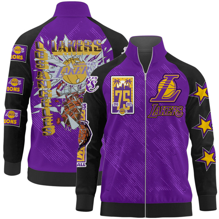 Los Angeles Lakers National Basketball Association Jacket STM V6