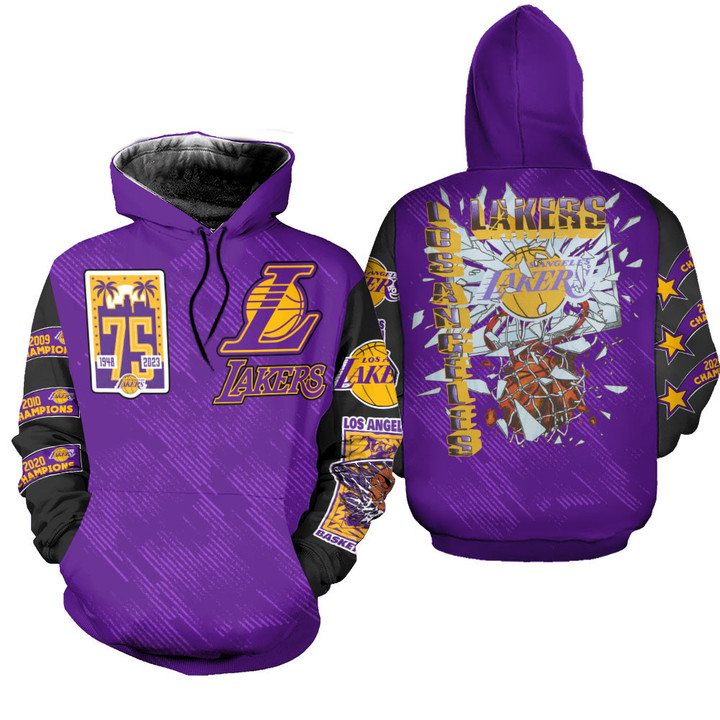 Los Angeles Lakers National Basketball Association Hoodie STM V6