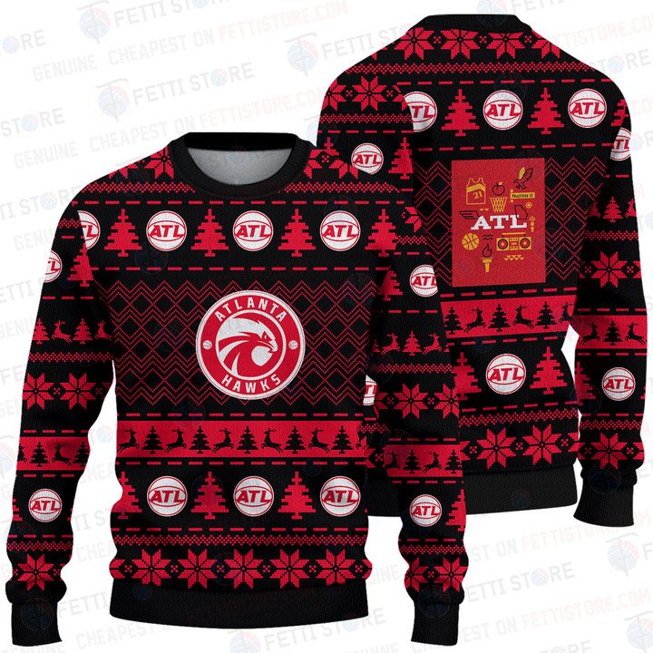 Atlanta Hawks National Basketball Association AOP Sweatshirt STM V1