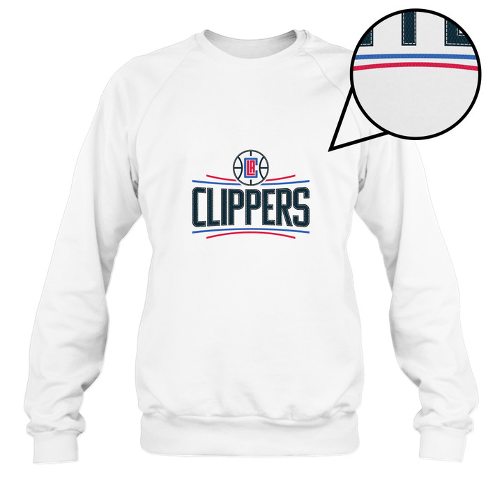 Los Angeles Clippers Embroidered Sweatshirt National Basketball Association 2024 STM V1
