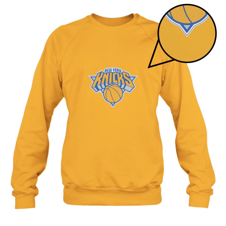 New York Knicks Embroidered Sweatshirt National Basketball Association 2024 STM V1