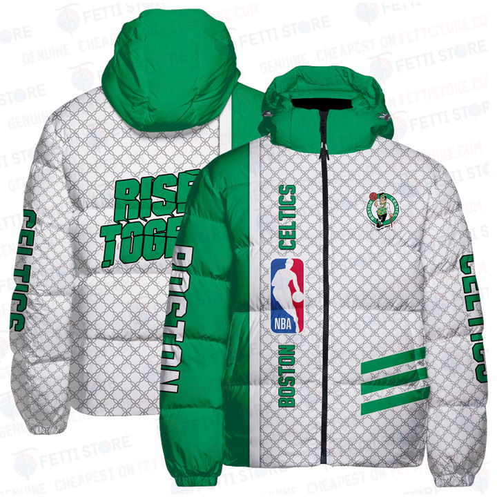 Boston Celtics National Basketball Association Unisex Down Jacket STM V8