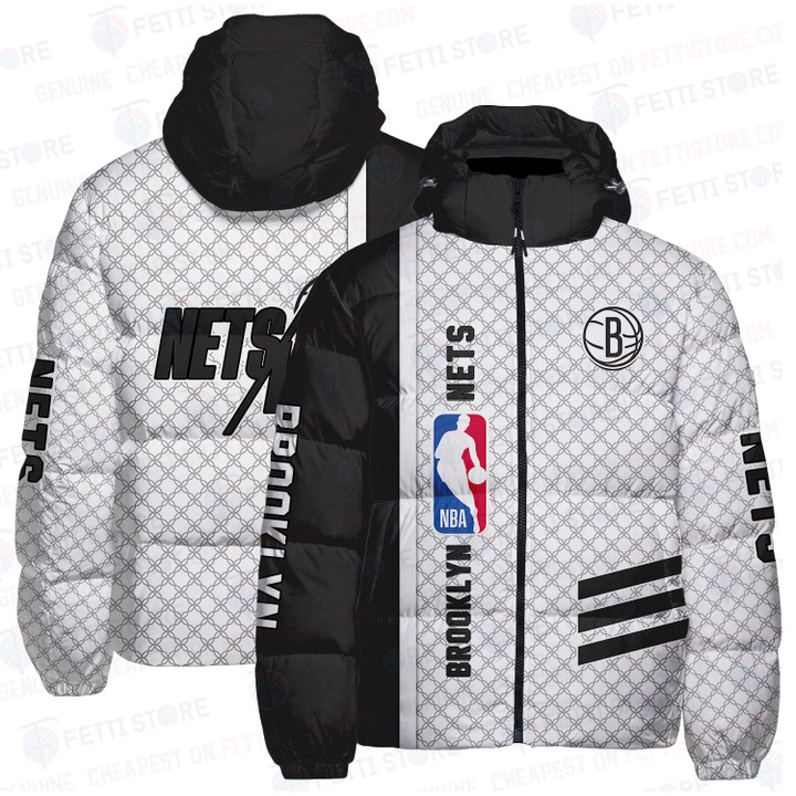Brooklyn Nets National Basketball Association Unisex Down Jacket STM V8