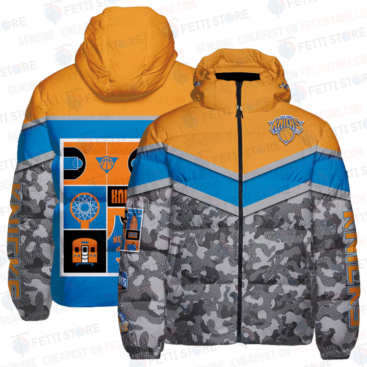 New York Knicks National Basketball Association Unisex Down Jacket STM V9